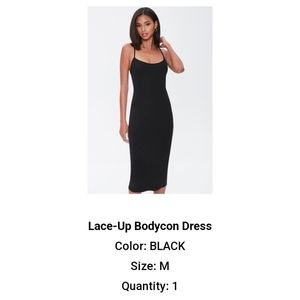 New, with tags! Forever 21 Backless black dress